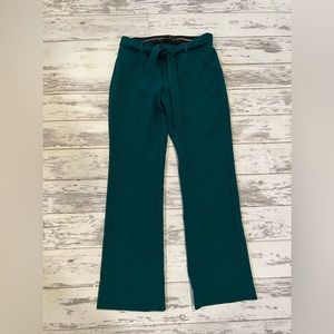 Banana Republic Emerald Green Pants with Tie size 6